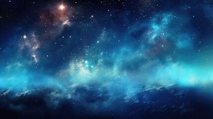 Space background with nebula and stars. Elements of this image furnished by NASA