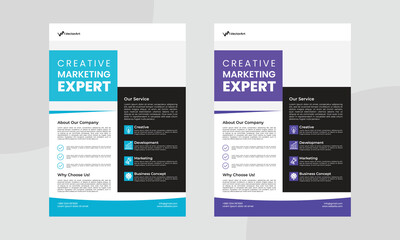 Corporate business flyer template design marketing, business proposal, promotion, advertise, publication,
Corporate business flyer or annual report template design.