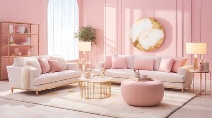 lounge with bubblegum bliss vibes