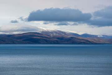View of Lake Sevan in Armenia