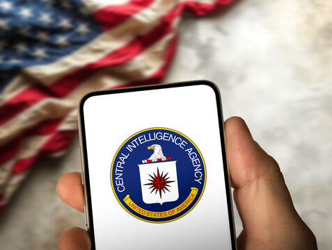 Central Intelligence Agency CIA displayed on smartphone