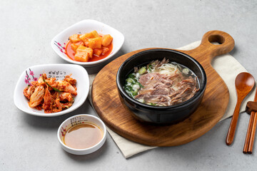 Galbi-tang, Seolleong-tang, Naju-gom-tang, Yukgaejang, Bibim-myeon, Cold Noodles, Cold Noodles, Korean food, Beef Galbi octopus shrimp hot pot, Sogal-nak-sae hot pot, Son Mandu, Dumpling, Dumpling