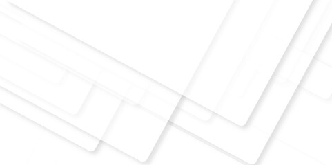 Abstract background with lines. Abstract minimal geometric white and gray light background design. white paper transparent material in triangle technology and square shapes in random geometric pattern