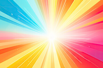 abstract colorful background with rays and beams of light. Vector illustration