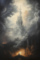 Dramatic Baroque Cloudscape: A Dedication to Baroque Form