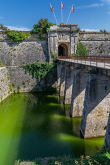 Porte Royale de la Citadelle du Château-d'Oléron, sur l'île d'Oléron, Charente-Maritime