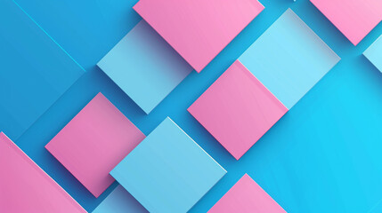 Blue & pink abstract shape background vector presentation design. PowerPoint and Business background.