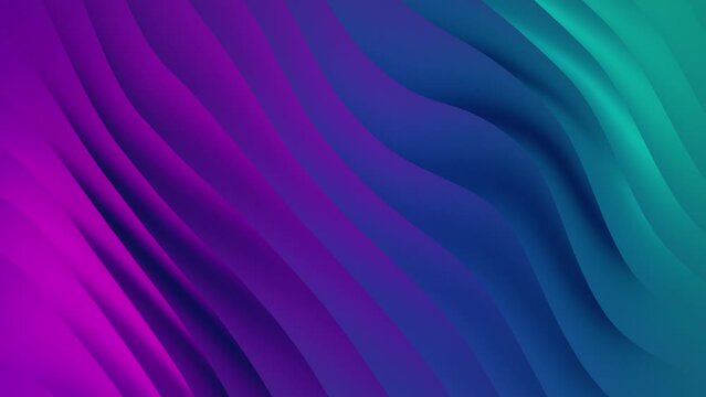 3D Modern Waves Curve Abstract Animated Background