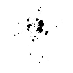 black ink splat