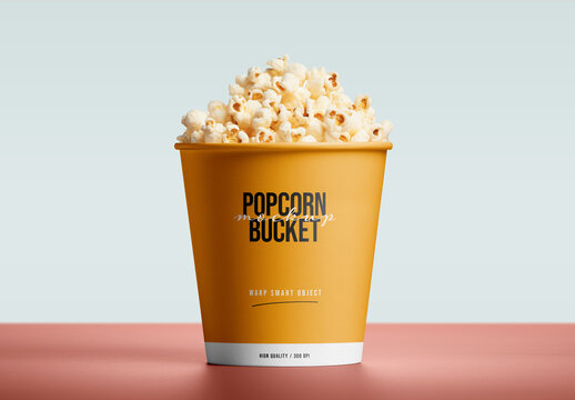 Popcorn Mockup Generated with AI