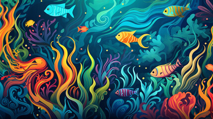 underwater background