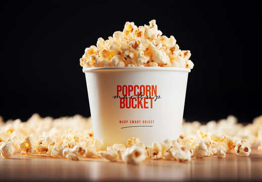 Popcorn Mockup Generated with AI