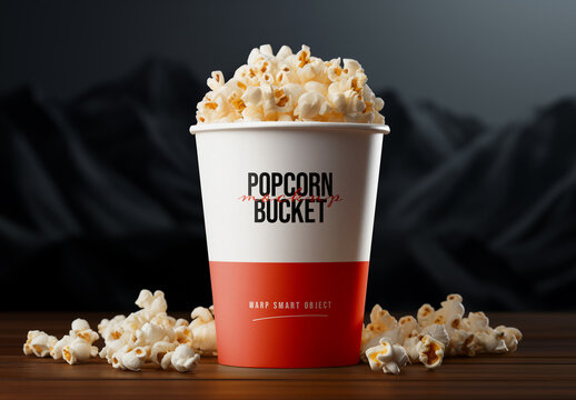 Popcorn Mockup Generated with AI