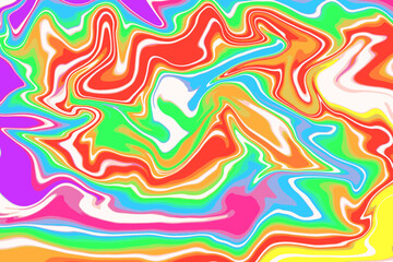 Rainbow Colorful Liquid Watercolor Pattern Texture Background. Vector Illustration. Wallpaper. Backdrop. Banner