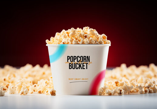 Popcorn Mockup Generated with AI