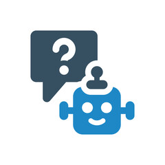 chat bot icon vector illustration