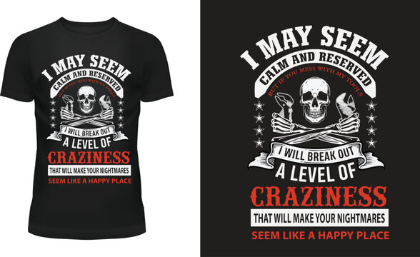 Skull T-Shirt Design.