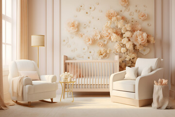 Nursery room with a French Country touch