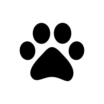 Cat paw print icon