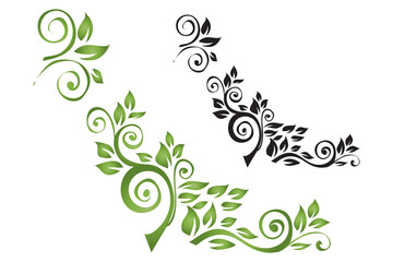 Free vector abstract line sample vector illustration isolated on white background