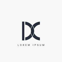 Initial DX and XD modern monogram and elegant logo design, Professional Letters Vector Icon Logo on background.