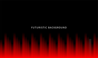 abstract red gradient wallpaper with black background. futuristic