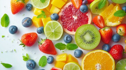 fruit candy background