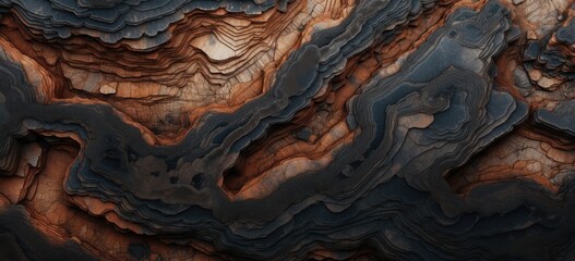 The innate, organic patterns within the texture of wood.