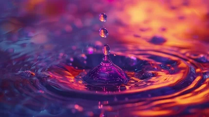 Foto op Plexiglas drop of water © AI By Ibraheem