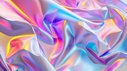 Seamless pattern of holographic paper, designed for use in packaging