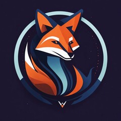 Obraz premium flat vector logo of animal 