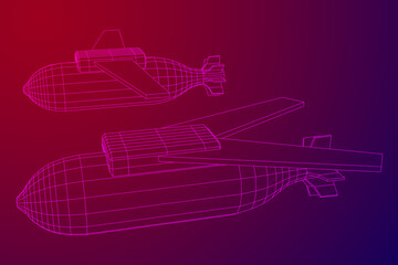 Aerial Weapon Guided Smart Bomb with Wings