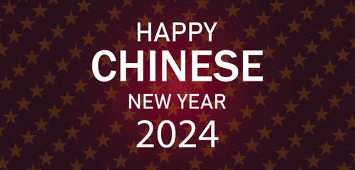 Happy Chinese New Year Text illustration Design