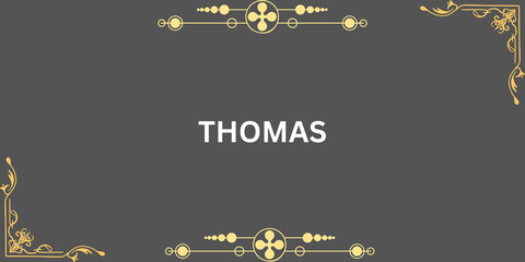 Name Design with a Graffiti Twist - Thomas