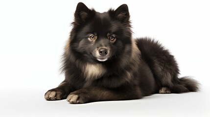 Obraz premium Dog, Finnish Lapphund in sitting position