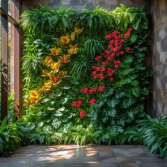 tropical_foliage_green_wall_design_lush_vegetation