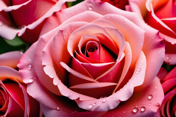 close up of rose. 