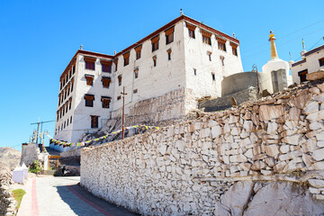 Fototapeta na wymiar views of thikse monastery in leh ladakh, india