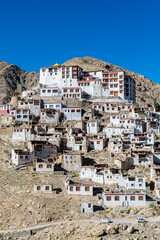 views of chemrey village in leh ladakh, india © jon_chica