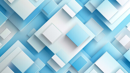 Baby blue & white abstract shape background vector presentation design. PowerPoint and Business background.