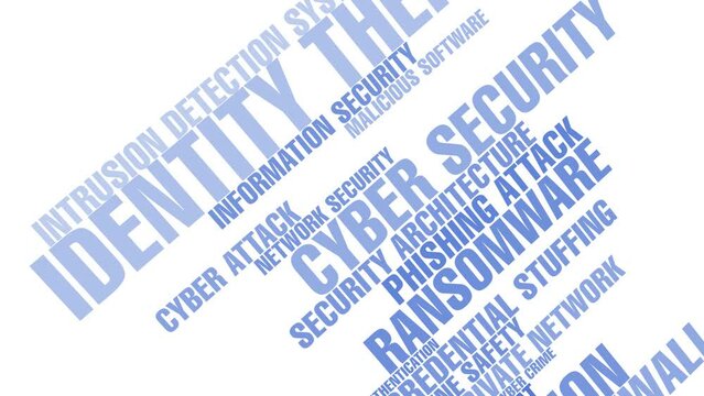 Cybercrime safeguarding your online protection with secure protocols, encryption, and user authentication in secure environment on white background with lettering