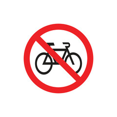 Don't pass bicycles, signs prohibit bicycles from passing