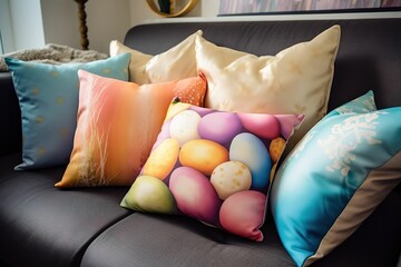 luxury Place Easter-themed throw pillows