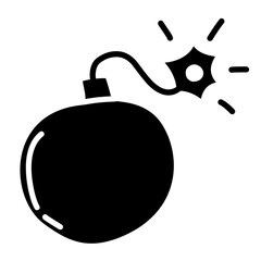 Obraz premium bomb icon