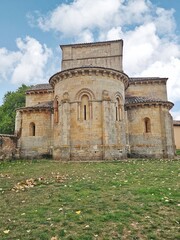 Obraz premium Abside of the Church of Santa Eufemia in Olmos de Ojeda, province of Palencia