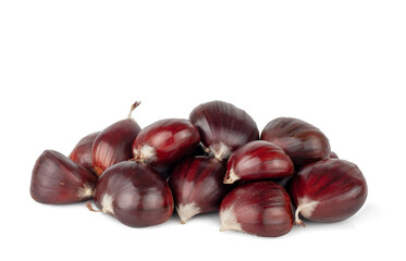 ?hestnuts isolated on a white background