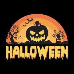 Halloween t-shirt design