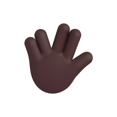 Vulcan Salute : Dark Skin Tone