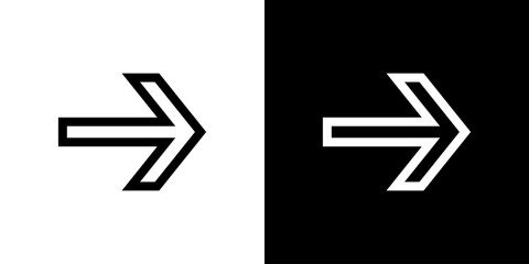 Fototapeta premium 矢印のアローアイコン