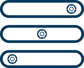 blue buttons for web